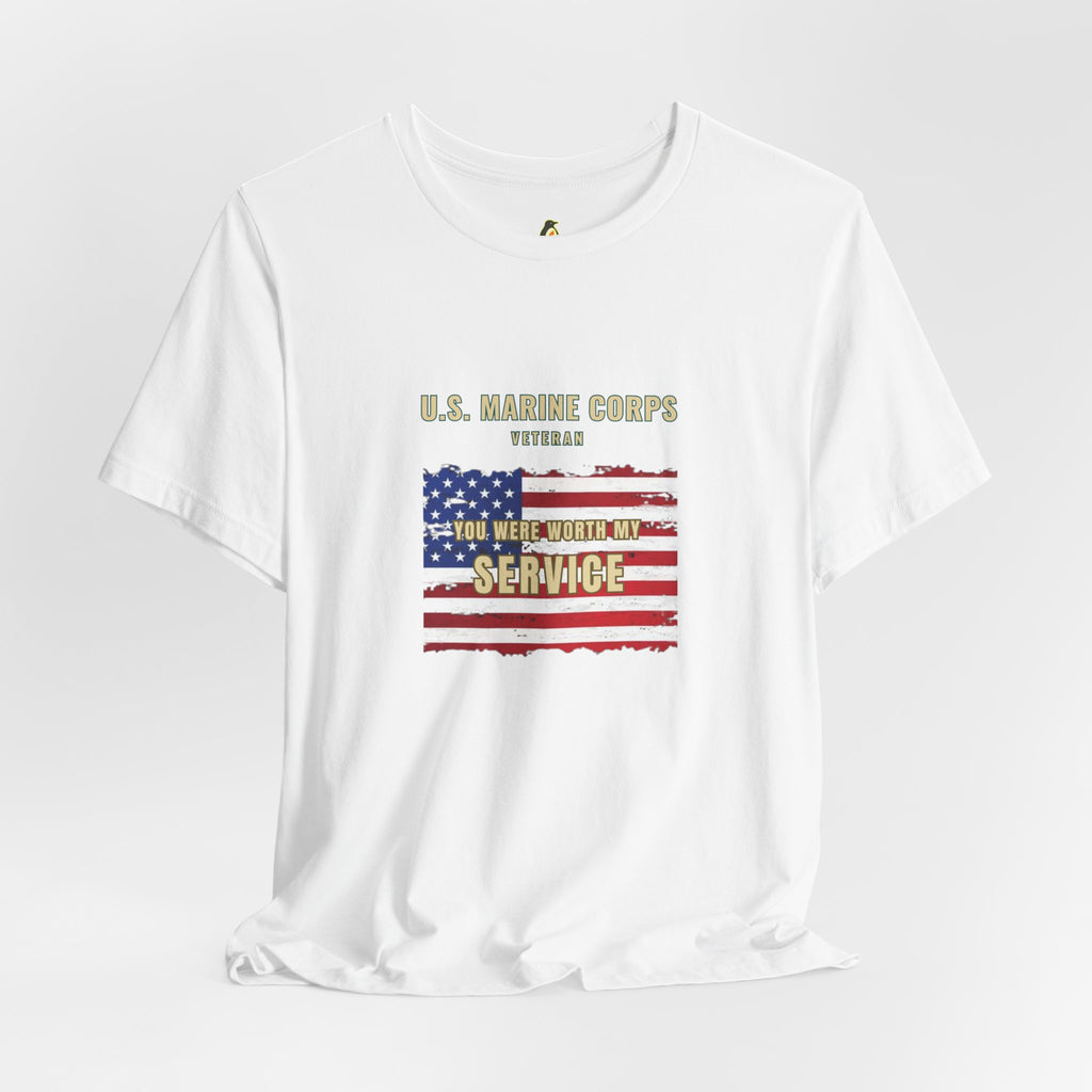 Copy of Worth — U.S. Marine Corps Veteran T-Shirt